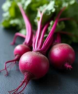 Organic golden and red beets